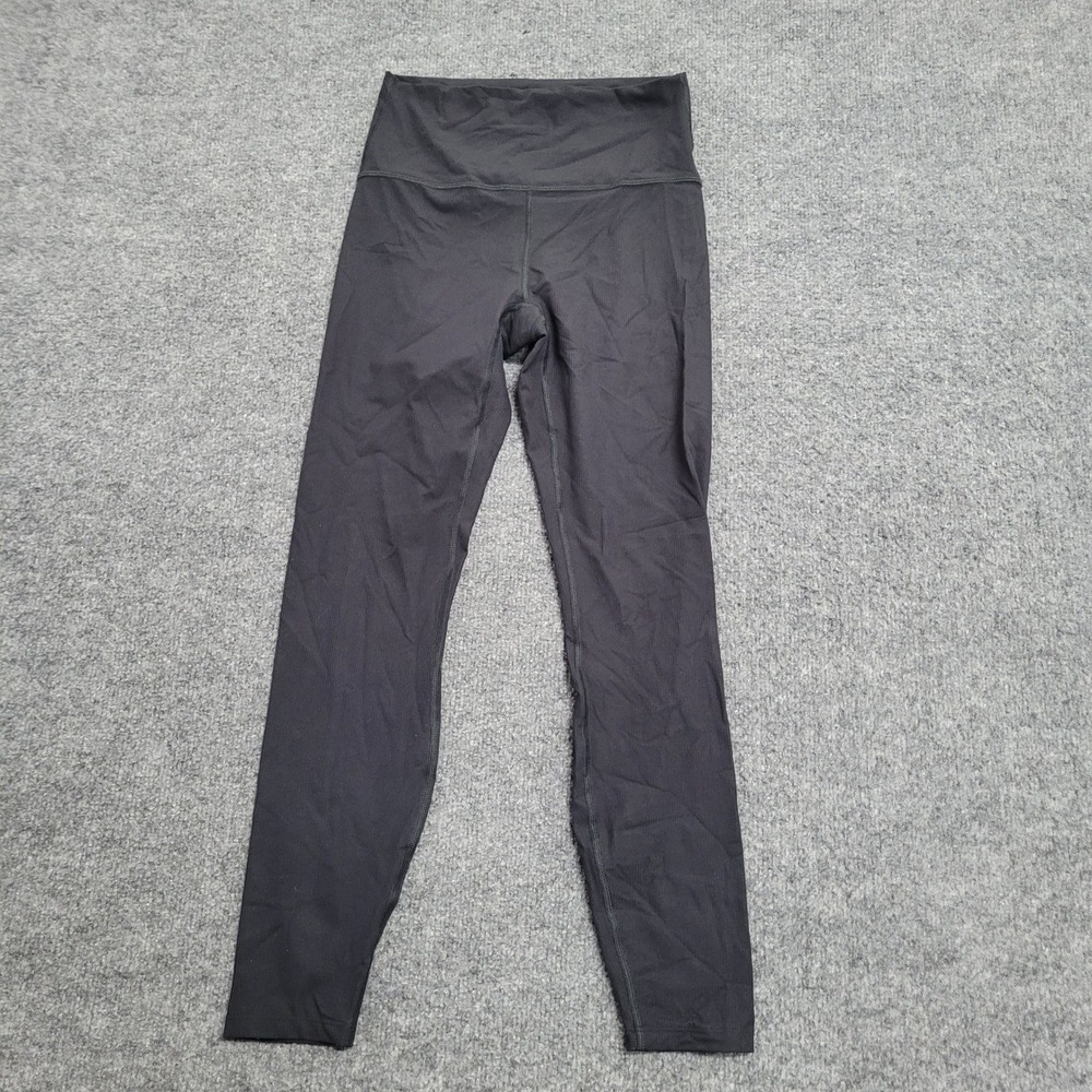 All In Motion Leggings Womens Size XS Black Everyday Soft High Rise 7/8 Ribbed